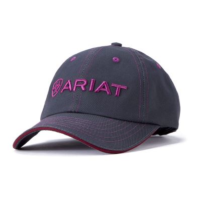 Ariat Team II - Petten DonkerGrijs / Paars Dames - 22448-179